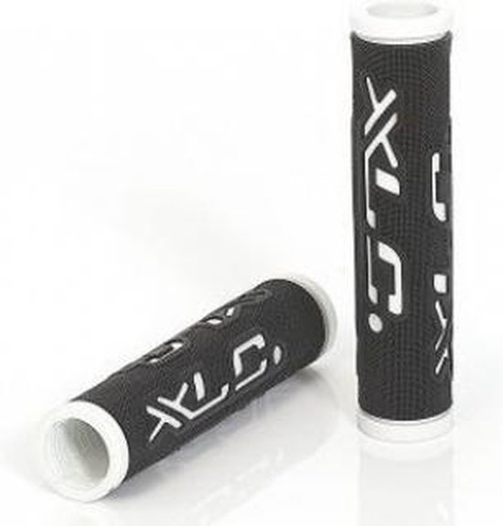 XLC poignées bicolores 125 mm noir / blanc