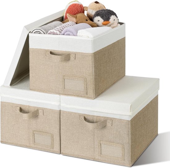 Opbergdoos Leitz gestoffeerd met deksel 285x203x380mm grijs 2 st