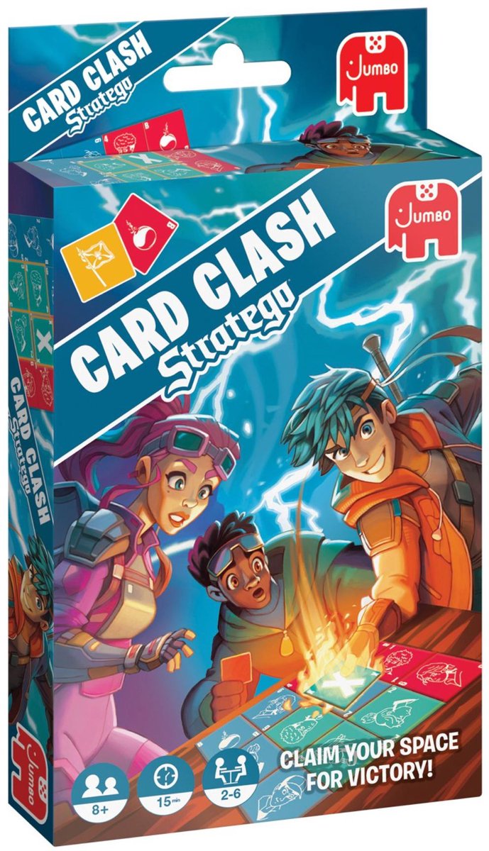 Jumbo - Stratego - Card Clash - Kaartspel vanaf 8 jaar | Games - Bol