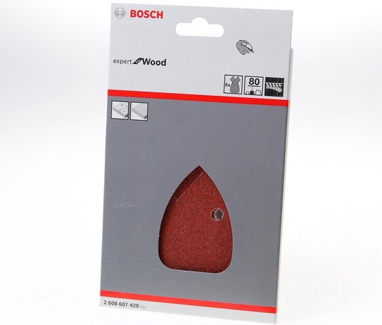 Ampère werkzaamheid Elastisch Bosch Mouse schuurpapier 5-delig K80 | bol.com