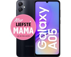 Samsung Galaxy A05 – 64GB – Zwart | Voor mama, vriendelijk en gebruiksvriendelijk