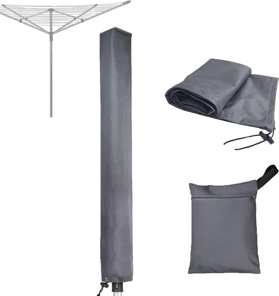 Beschermhoes MCW voor zweefparasol tot 3,5 m, hoes met rits ~ crème