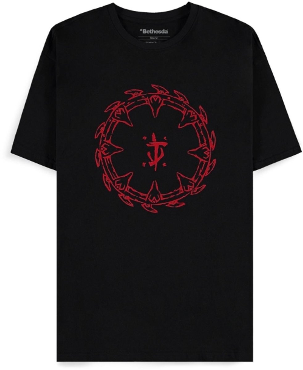 Doom The Dark Ages - Red Shield Heren T-shirt - zwart - L