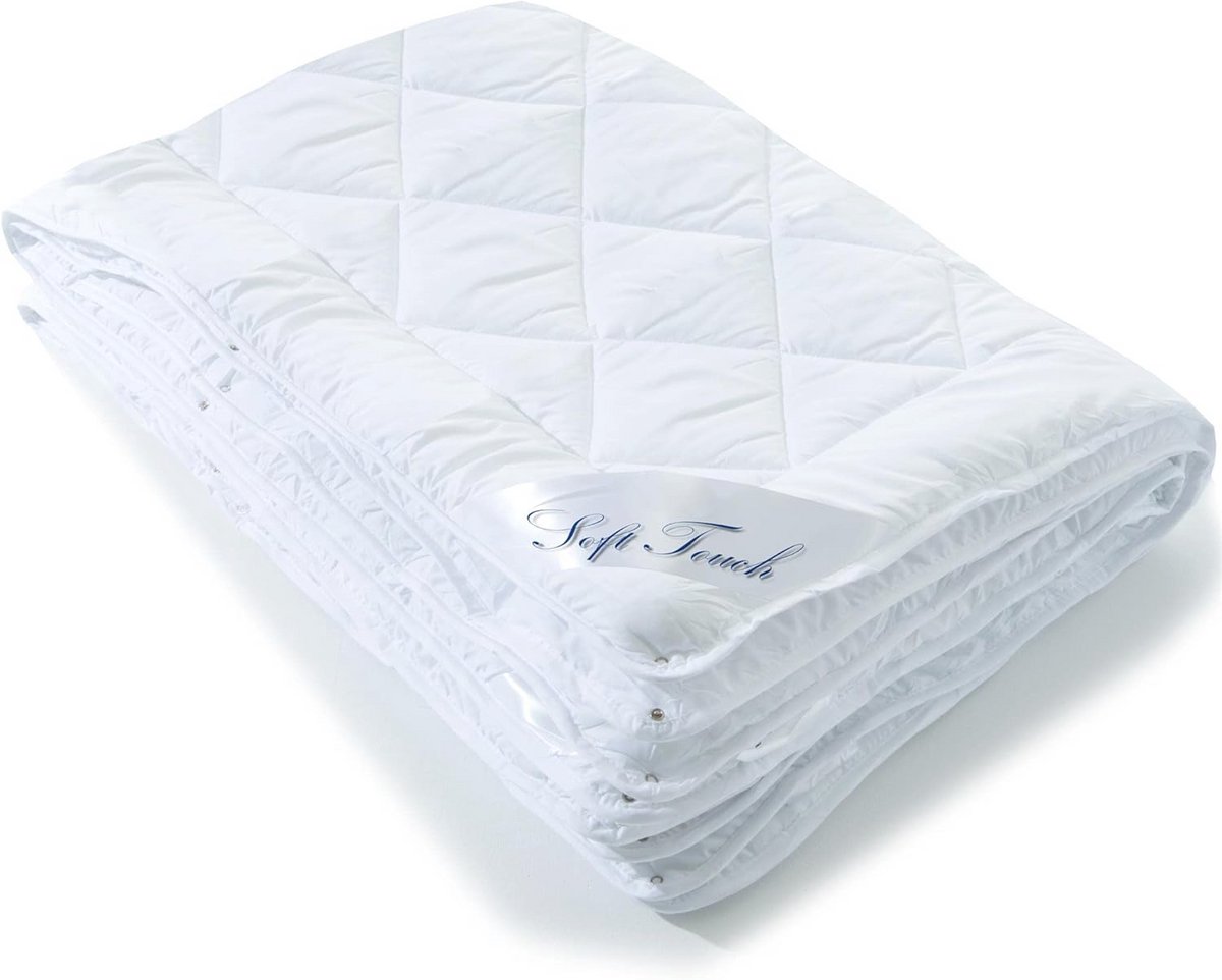 4-Seizoenen Dekbed 220 x 240 cm - Wit - Ideaal voor Winter en Zomer