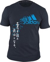 ADIDAS Graphic T- shirt Nightshade/Blue maat M