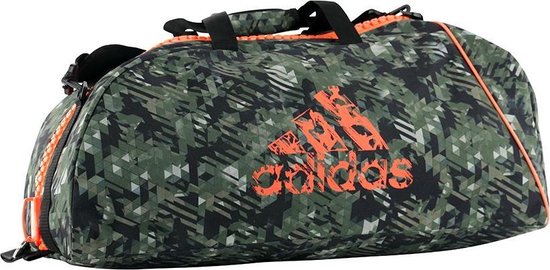 adidas Sporttas met Schouderriem - groen / zwarte camolook - maat M |  bol.com