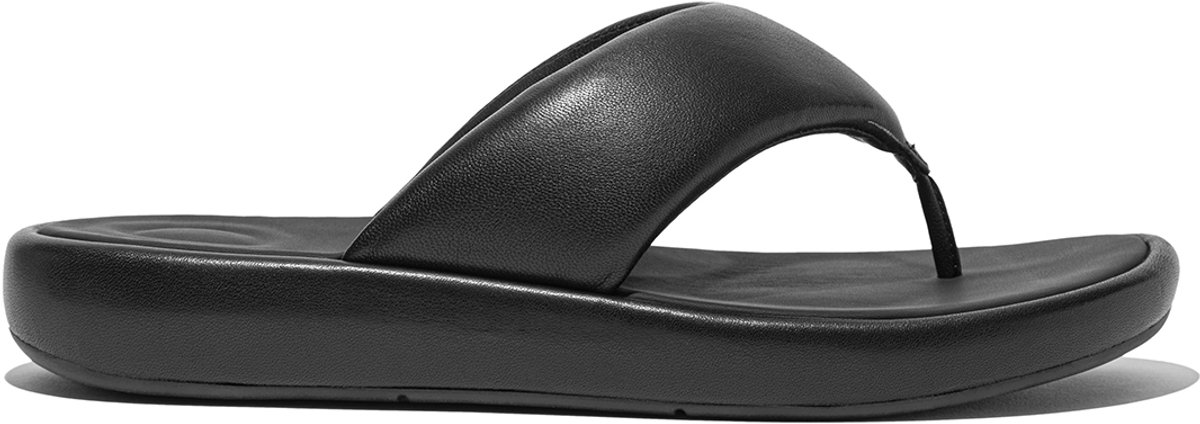 Fitflop Slipper Iqushion D-Luxe Padded Zwart