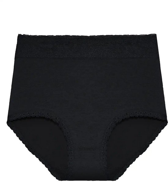 Gaubert 5-pak kanten dames taille slips - Kanten dames onderbroeken multipack katoen - Dames ondergoed - L