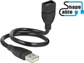 USB Verl. Delock A - A St/Bu 0.35m ShapeCable