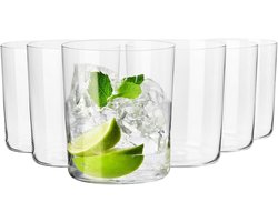 KROSNO | Glazen voor Cider, Water en Andere Dranken | Set van 6 glazen - 500 ml | Loodvrij kristalglas | Mixology Collectie | Ideaal voor Thuis, Restaurant en Feestjes | Vaatwasmachinebestendig