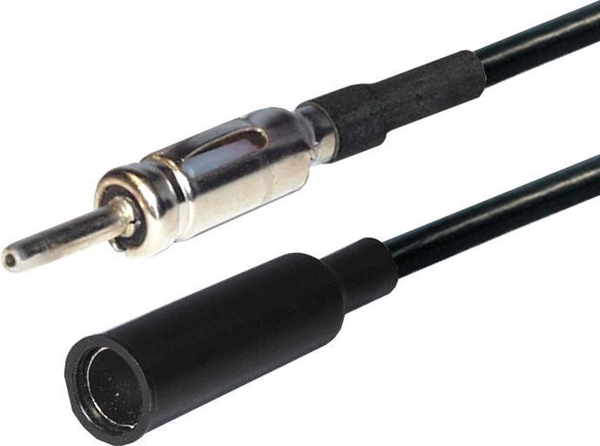 DIN (m) - DIN (v) auto antenne verlengkabel - 0,50 meter