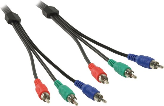 Tulp component video kabel - 1 meter | bol.com