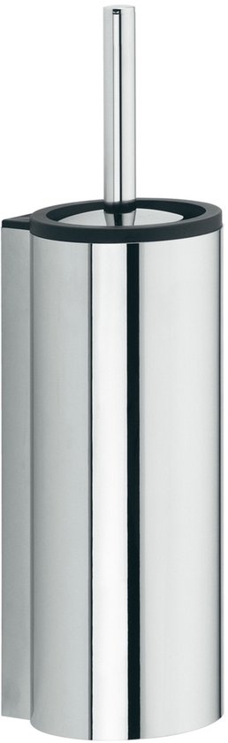 Originele KEUCO toiletborstel voor Edition 400 WC-borstelgarnituur, metaal verchroomd, Made in Germany, met deksel, vervangende toiletborstel Originele KEUCO toiletborstel voor Edition 400 WC-borstelgarnituur, metaal verchroomd, Made in Germany, met deksel, vervangende toiletborstel