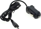 USB Micro B autolader met vaste kabel - 1A / zwart - 1,2 meter