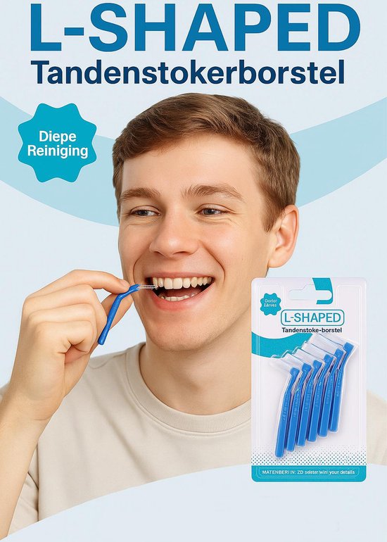 L-Shaped Ragers Tandenstokers - 6 stuks | bol