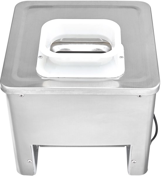 Vleessnijmachine 550 W, 350 lb/h commerciële vleessnijmachine, roestvrij staal, 2,5-10 mm dikte, elektrische all-purpose snijmachine voor thuis, restaurant, supermarkt