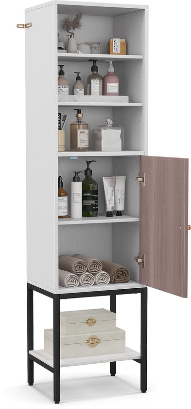 Costway - 1 lade - 5 planken - Smal - Badkamermeubelen kopen