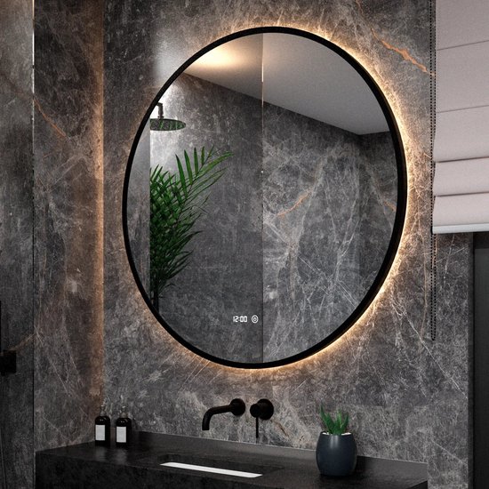 Miroir Salle De Bain Lumineux 70x120cm - Éclairage LED Dimmable 3 Couleurs, Anti-buée, Mémoire Et Tactile