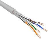 S/FTP CAT6 Gigabit netwerkkabel met flexibele aders - AWG27 - LSZH / grijs - 25 meter