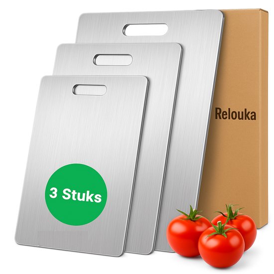 Relouka Snijplanken Set – Titanium