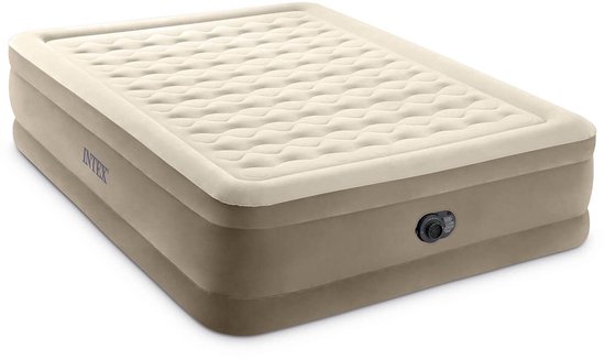 Intex Ultra Plush Luchtbed met ingebouwde pomp - Tweepersoons - 152 x 203 x 46 cm - Inclusief bijpassend hoeslaken + reparatiekit van Intex — afbeelding 5