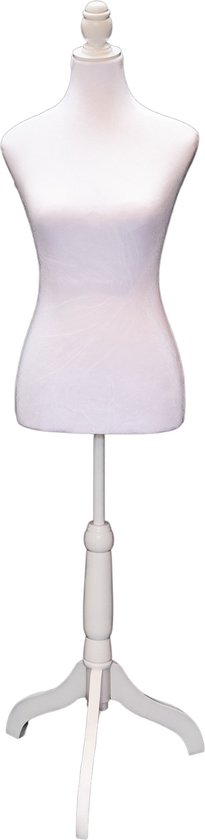 Leah's Home - Paspop Wit - Etalagepop - Buste - Mannequin - Moederdag