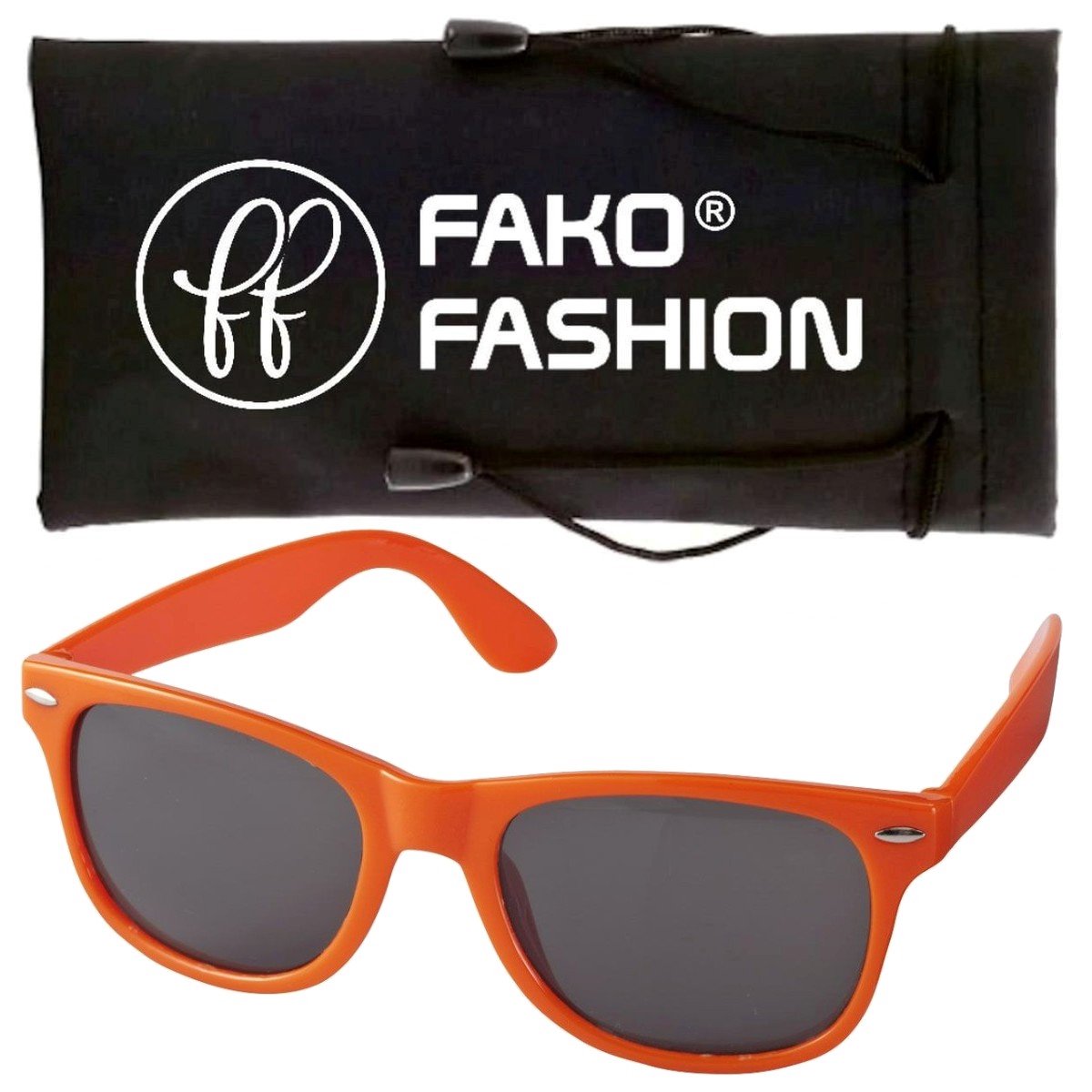 Fako Fashion - Heren Zonnebril - Dames Zonnebril - Classic - Oranje