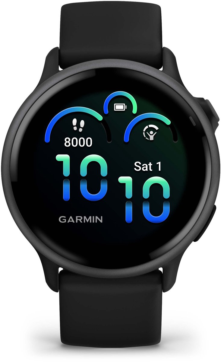 Garmin Vivoactive 6 Smartwatch - Sporthorloge 42 mm - Zwart - afbeelding 3