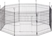 Beeztees Simi - Knaagdier- en konijnenren - XL - met Deur - 8 Panelen - Paneel 58x62 cm - Dia 155 cm