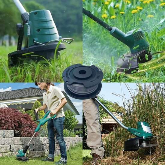 Spoel van draadtrimmer vervangingsdraad F016800569 geschikt voor Bosch EasyGrassCut bosmaaier 18 18-26 18-230 18-260 23 26 Ø 1,65 mm lengte 5 m - Set van 6 spoelen van Bosch — afbeelding 5