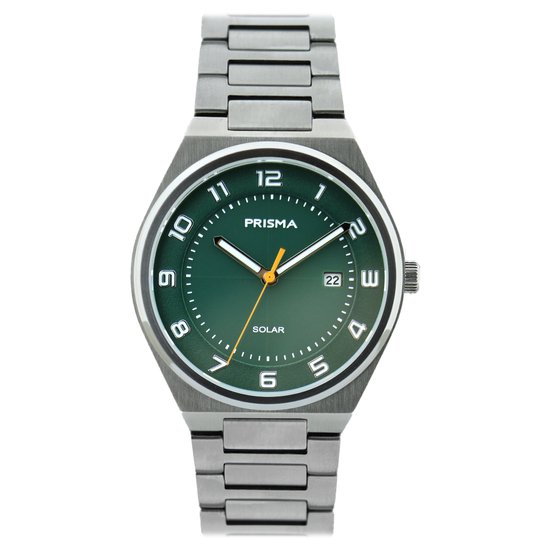 Montre homme Prisma - montre solaire - cadran vert - montre de luxe