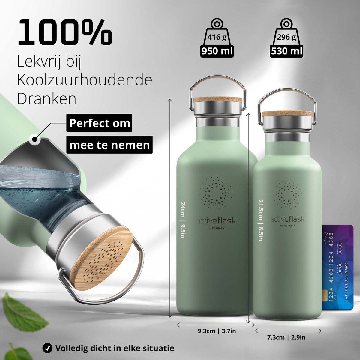 bemaxx ACTIVE FLASK RVS Thermosfles thumbnail 2