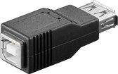 USB-A (v) - Adaptateur USB-B (v) - USB2.0 / noir