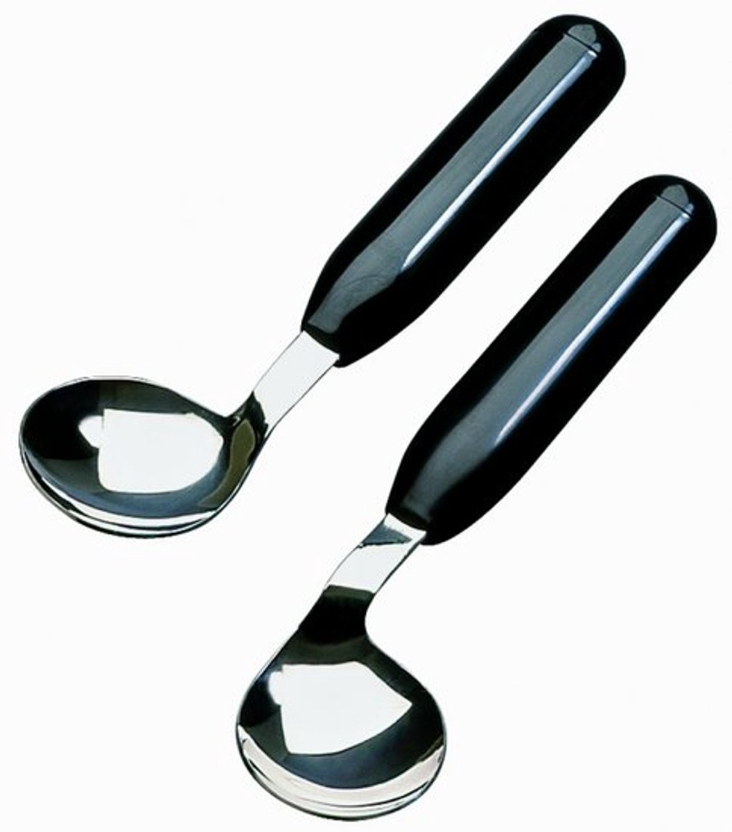 Almepro Bestekset Lichtgewicht gebogen lepel (linkshandig)