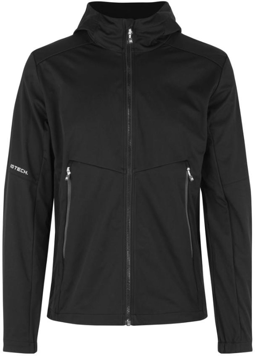 ID-Line 0836 Soft shell jacket light ZwartM
