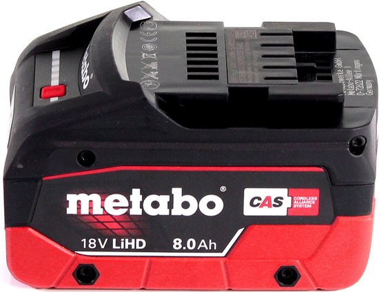 Metabo Power 160-5 18 LTX BL OF Snoerloze compressor 18 V 8,0 bar Brushless + 1x LiHD accupack 8,0 Ah - zonder lader — afbeelding 5