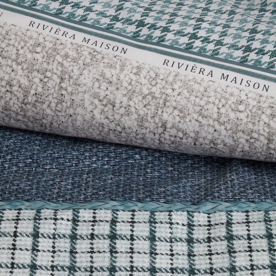 Rivièra Maison - Tailor dekbedovertrek - Lits-Jumeaux - 240x200/220 cm - Groen van Merkloos — afbeelding 3