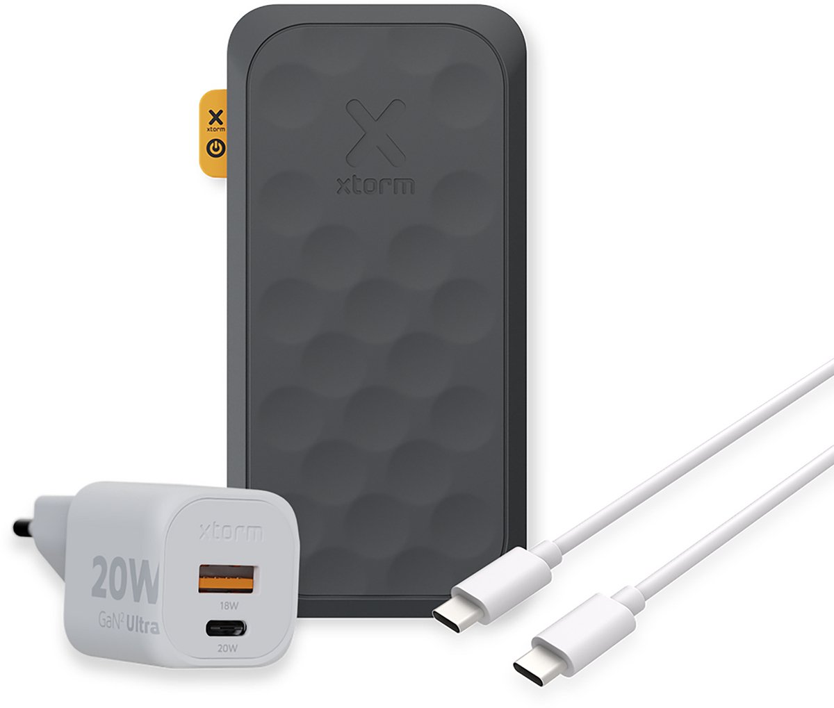 Xtorm Fuel Series 5 Powerbank 10.000 mAh met 20W Lader en Kabel - Product - €62,95