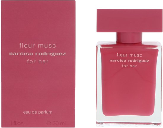 Narciso Rodriguez Fleur Musc - Bloemige damesparfum met muskus en rozen - 30 ml