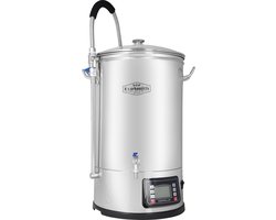 Hopsmith - All in One - Elektrische Brouwketel - 35 Liter - 9 programma's - Bierbrouwketel - Maischketel - Bier brouwen - Bierbrouwinstallatie - Bierbrouwpakket - Brouwpan Hopsmith - All in One - Elektrische Brouwketel - 35 Liter - 9 programma's - Bierbrouwketel - Maischketel - Bier brouwen - Bierbrouwinstallatie - Bierbrouwpakket - Brouwpan