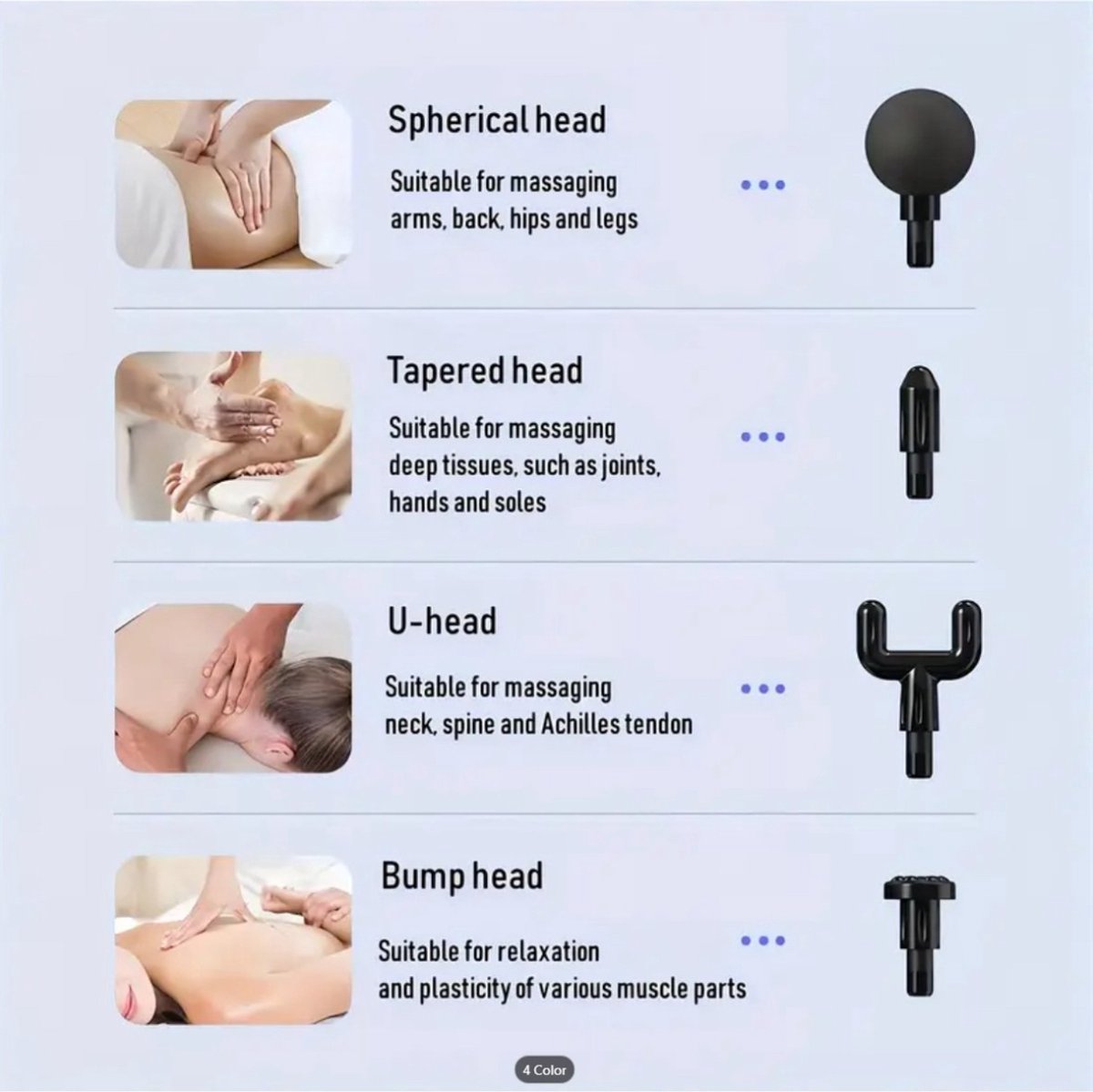 Afbeelding 3 van Massage Gun Professioneel - Massage Apparaat - Massage Gun -