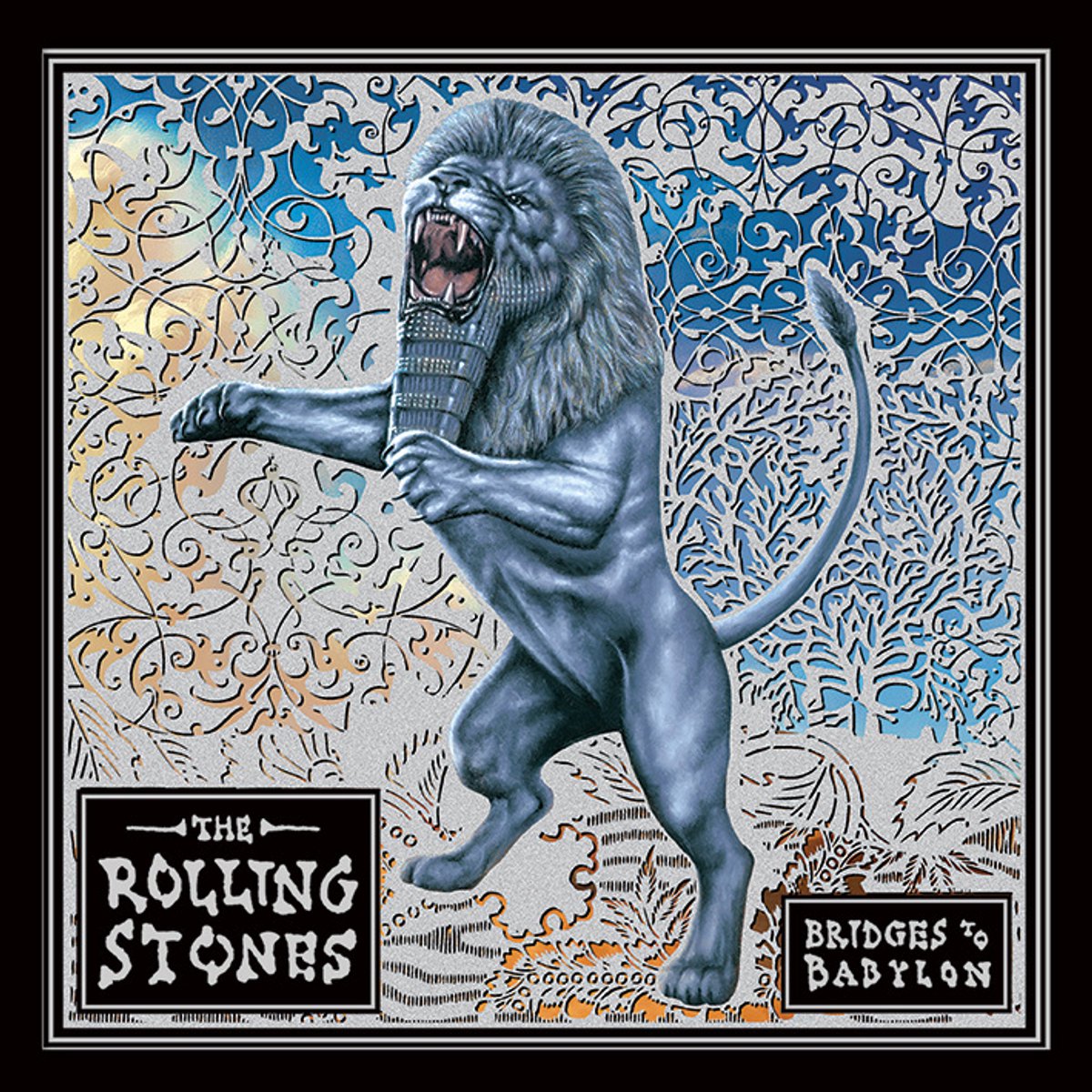 Pyramid International The Rolling Stones (Bridges to Babylon) Albumhoes Ingelijste Print in Houten raam multi