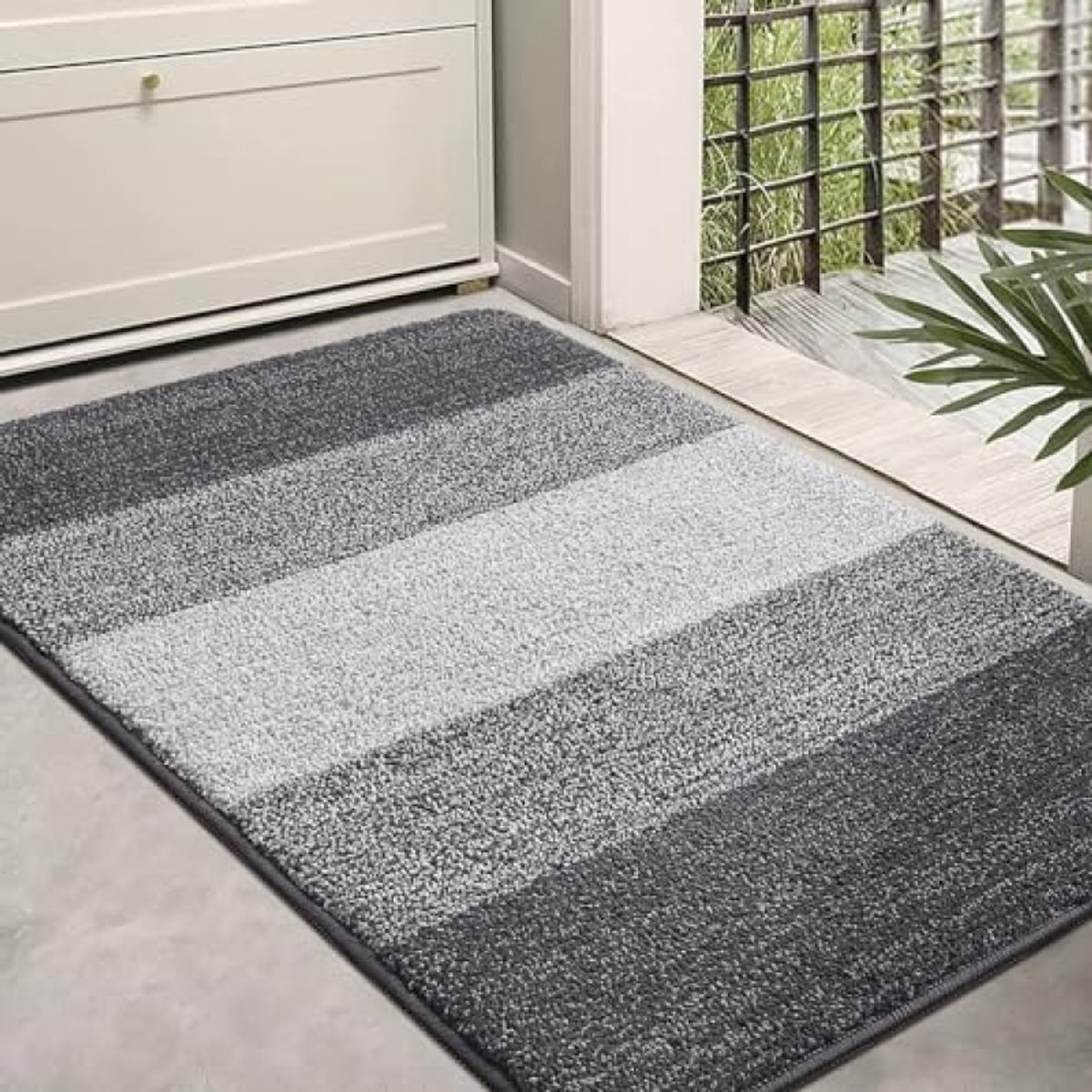 Machinewasbare zachte deurmat, super absorberend entreetapijt, antislip vloermat voor binn