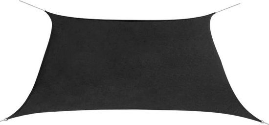 vidaXL Zonnescherm oxfordtextiel vierkant 2x2 m antraciet