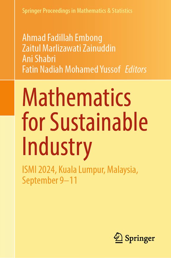 Springer Proceedings in Mathematics & Statistics496- Mathema ... - cover