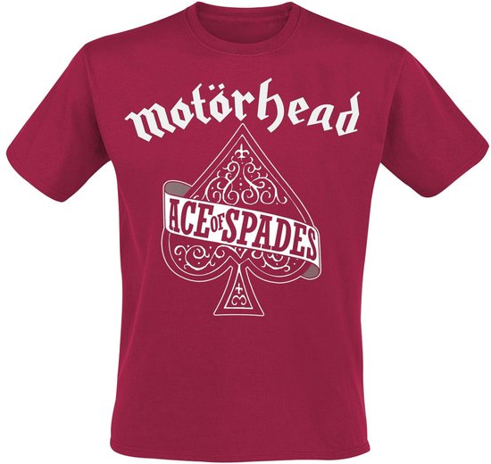 Motörhead Ace Of Spades Heren T-shirt - rood - S