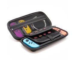 George Napoli Case geschikt voor Nintendo Switch - Met opbergvak voor 20 games - Hoes geschikt voor Nintendo Switch - Accessoires geschikt voor Nintendo Switch - Zwart