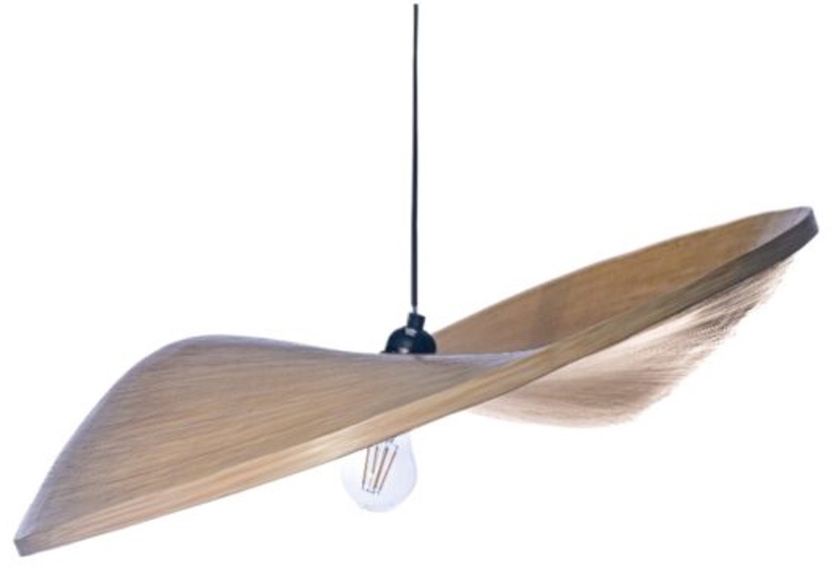 Handgemaakt hanglamp Design lamp Bamboe Eclipse woonkamer slaapkamer Ø 50 cm