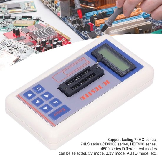 EJ.life Compteur IC TSH-06F Testeur de Circuit Intégré IC Transistor