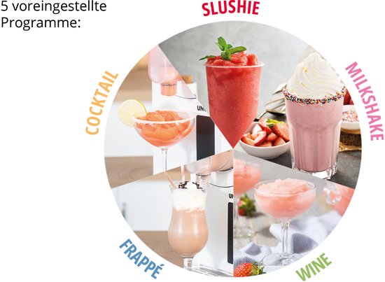 Unold Slush-Eismaschine Susi 48940, Compressie-ijsmachine, 2 l, Wit, 1,2 m, Kunststof, Knoppen van Merkloos — afbeelding 3